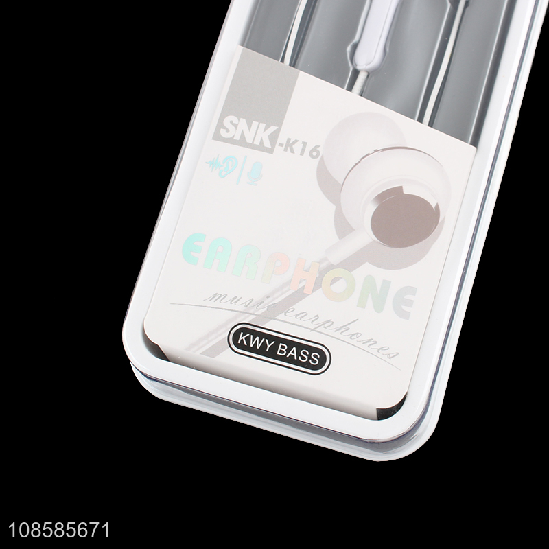 Factory direct sale lightweight wired earphones for phone accessories