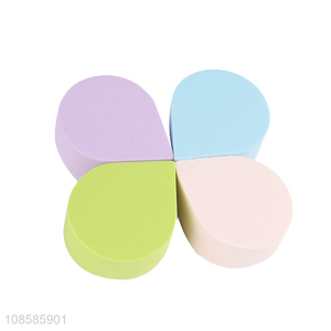 Popular products multicolor cosmetic puff makeup sponge for sale