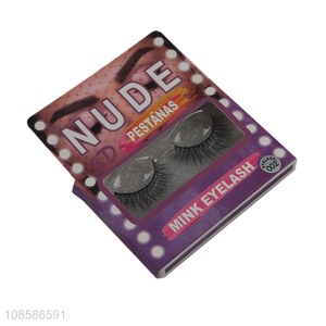 China wholesale 1 pair 3D false eyelashes lightweight fake lashes