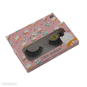 China imports 1 pair 6D lightweight comfortable thick false lashes