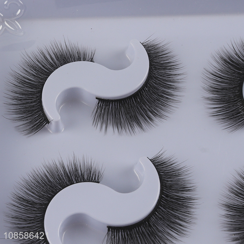 Online wholesale 9 pairs 5D cruelty-free false eyelash fake eyelash