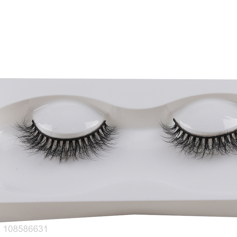 New products 1 pair faux mink false eyelashes for women girls