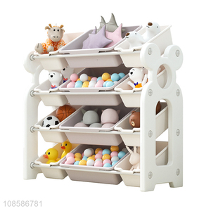 Top selling multi-layer children toys storage rack wholesale