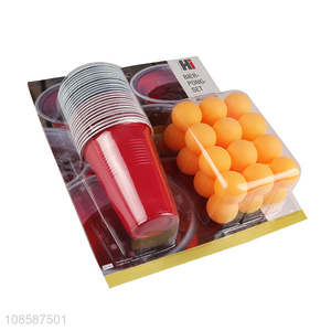 Hot products disposable party games beer pong set