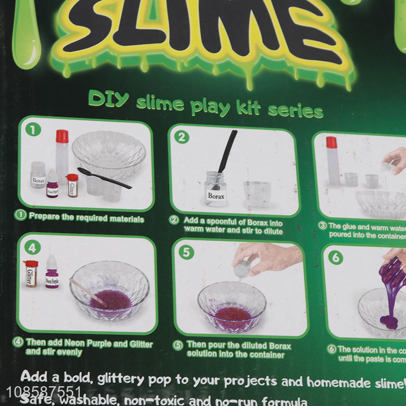 China products kids stress relief diy slime play kit toys