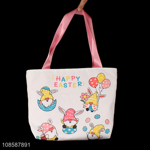 Yiwu market cartoon daily use canvas bag shopping bag for sale