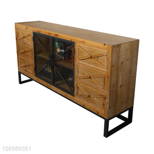 Good quality solid wood side cabinet storage cabinet for sale