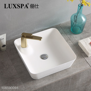 Hot sale above counter artificial stone sink bathroom sink