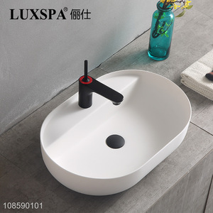 Wholesale artificial stone bathroom sink countertop wash basin
