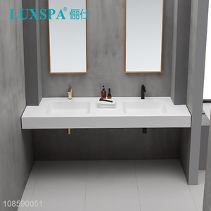 Wholesale bathroom basin artificial stone washbasin vessel sink