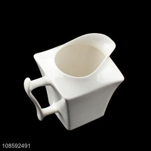 Good quality ceramic creamer pitcher milk jar gravy boat