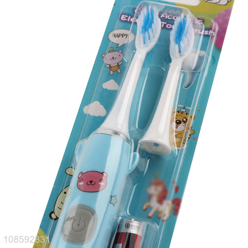 Online wholesale battery type children electric toothbrush