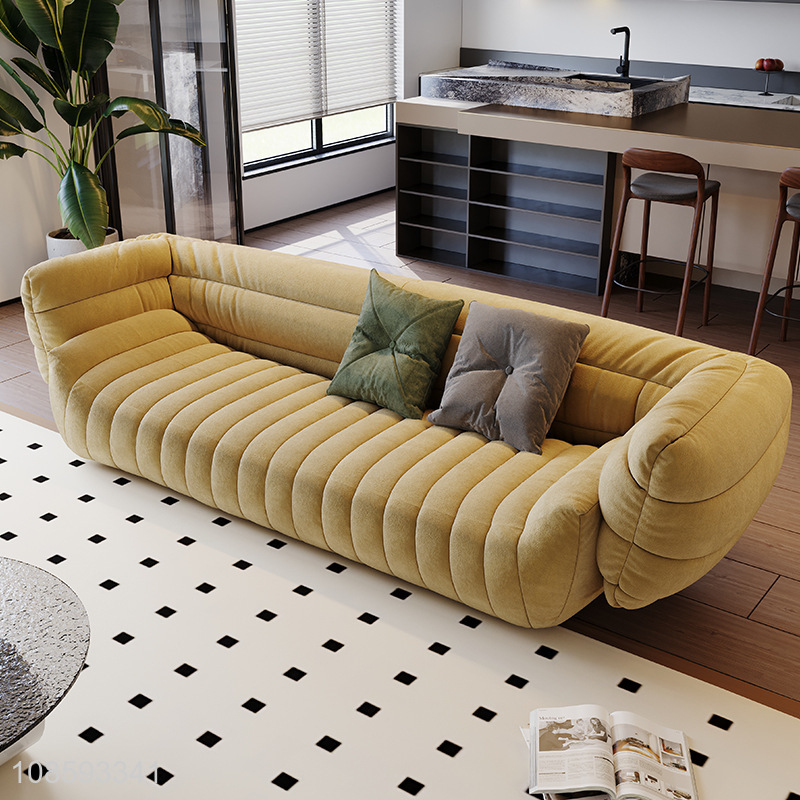 New arrival modern luxury couch lounge fabric cloth