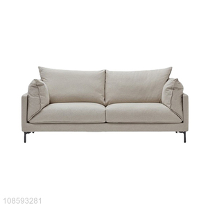 New products simple 2-seat sofa cotton and linen sofa
