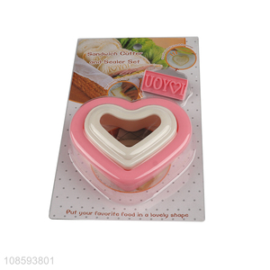 Wholesale heart shaped sandwich cutter and sealer set sandwich mould