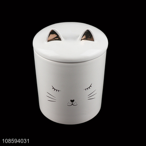 New product cute ceramic storage tank porcelain storage canister