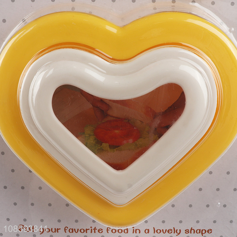 Online wholesale heart shaped sandwich cutter and sealer set for kids
