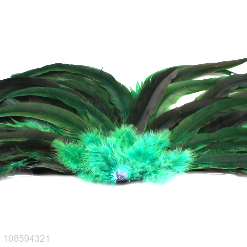Factory price multicolor feather headdress for hair accessories