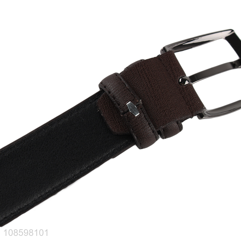 Good quality 125cm jeans belt pu leather belt for men