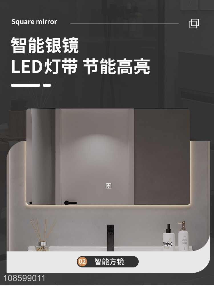 Hot selling wall mounted bathroom vanity ceramic basin with storage cabinet