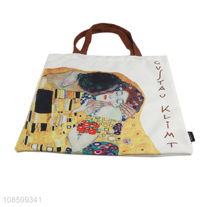 China wholesale creative cotton canvas shopping tote bag