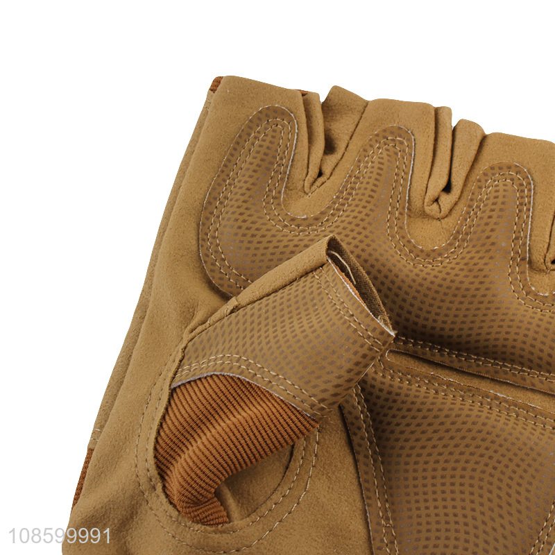 Wholesale anti-slip wear resistant sports gloves half-finger gloves