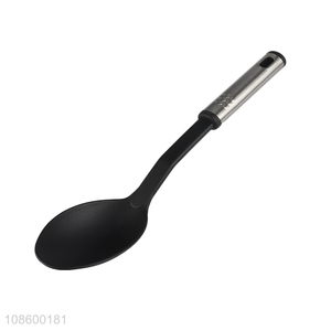 Factory supply nylon kitchen utensils soup ladle with long handle