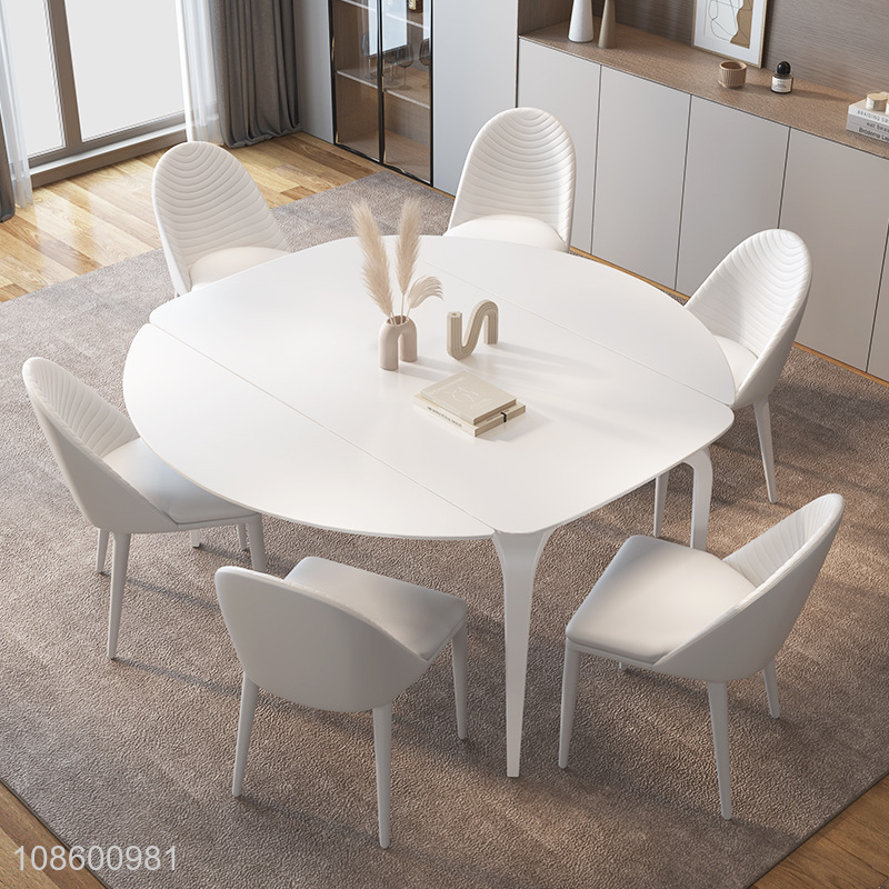 Yiwu factory dining room furniture expandable rock board dining board