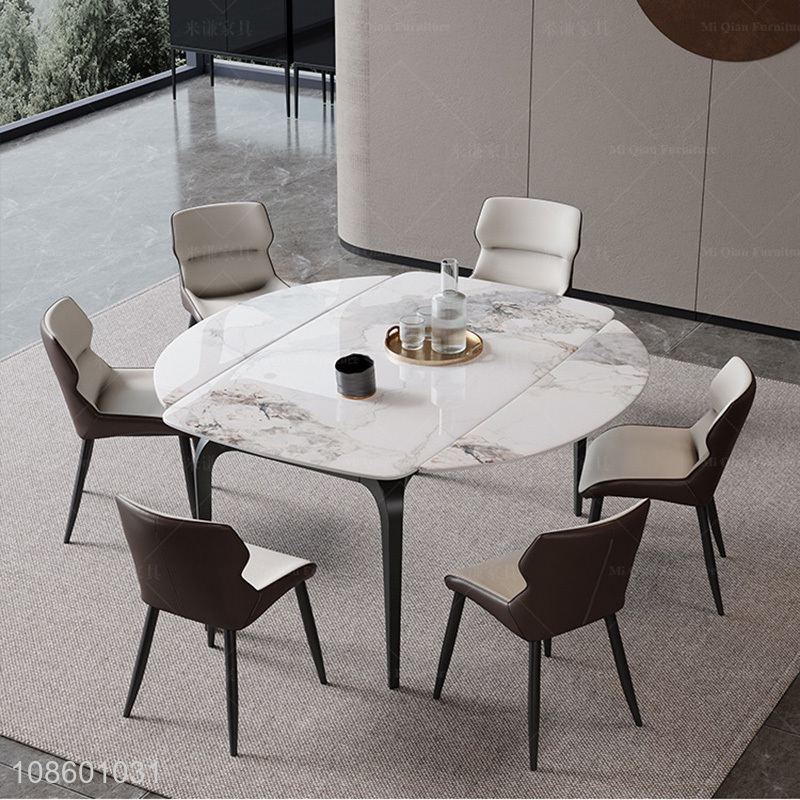 Latest products retractable foldable family dining table for sale