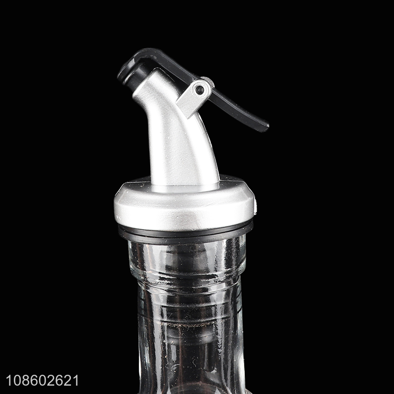 Customized glass olive oil dispenser bottle vinegar cruet