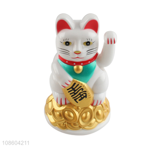 Top selling automatic hand-waving lucky cat wholesale