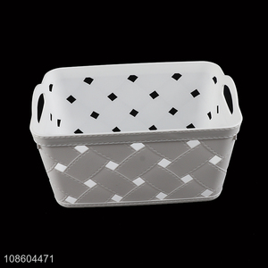 Good quality household hollow storage basket storage bin for sale