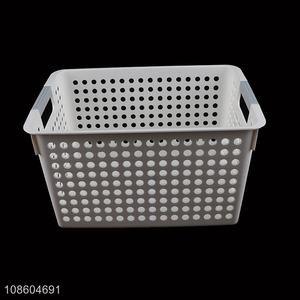 High quality home storage organization plastic storage baskets