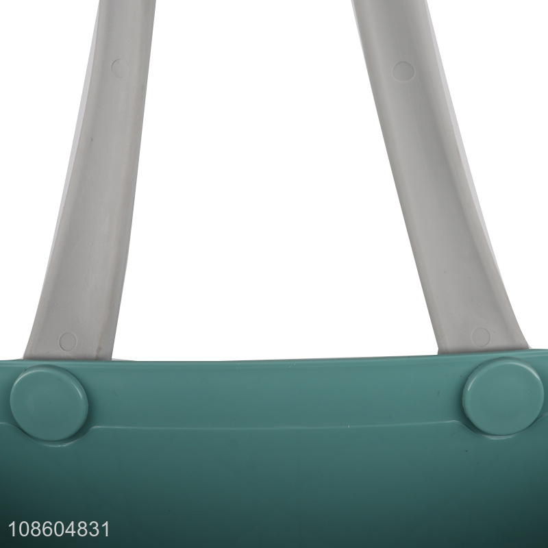 Good quality plastic portable handle shopping basket for sale