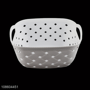 Hot selling durable hollow household pp storage basket wholesale