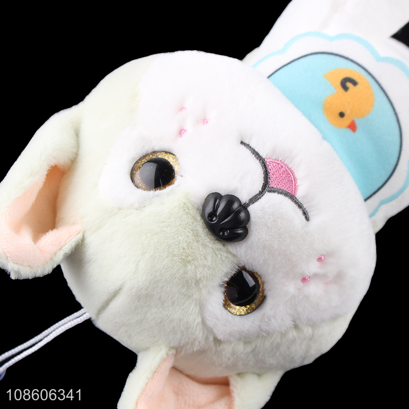 Wholesale stuffed animal plush dog toy with suction cup
