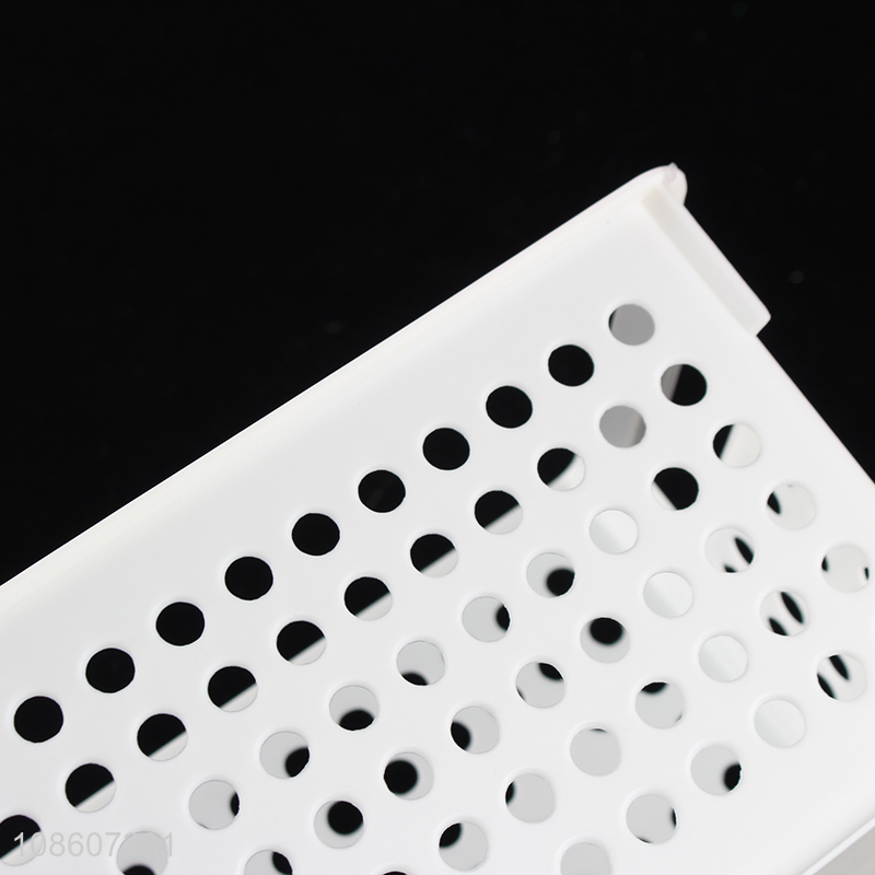 New arrival hollow plastic rectangle storage basket for sale
