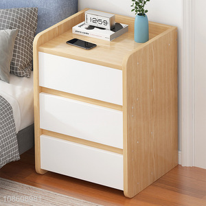 Factory direct sale bedroom furniture bedside table nightstand wholesale