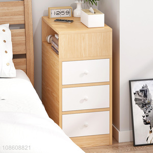 Top selling bedroom furniture bedside table nightstand storage cabinet