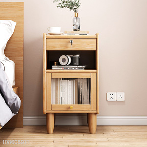New arrival modern style bedroom bedside table nightstand for sale