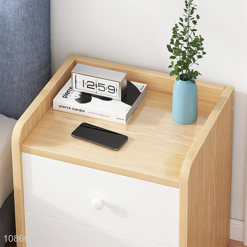 Factory direct sale bedroom furniture bedside table nightstand wholesale