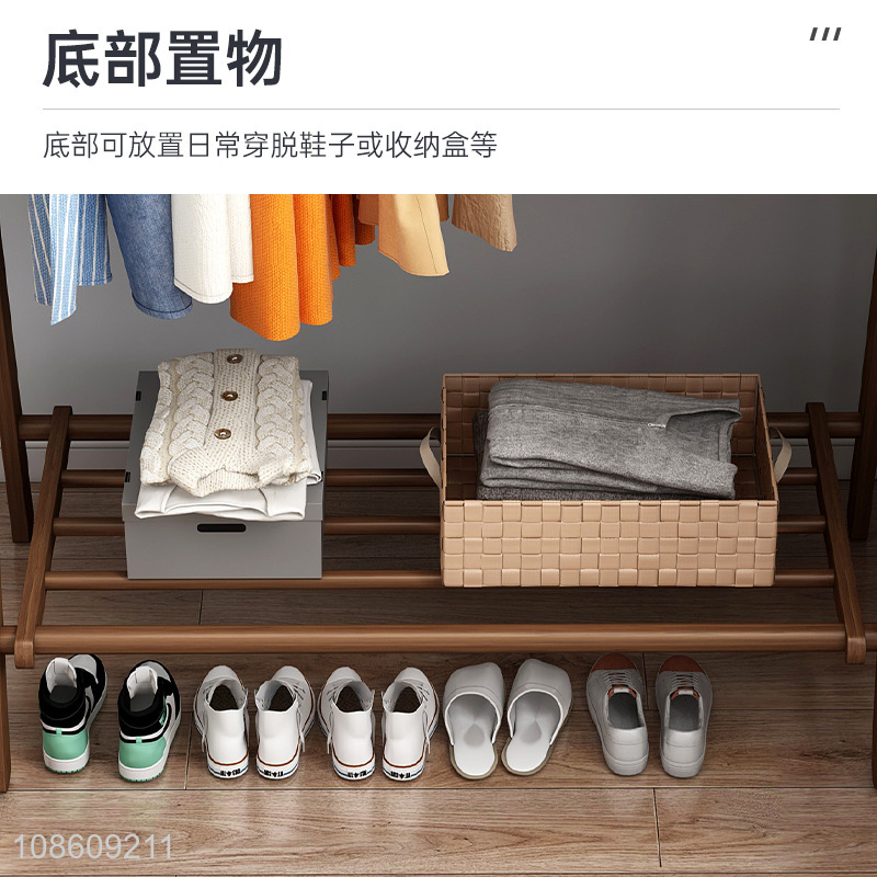 China factory floor standing bedroom bedside coat rack for sale
