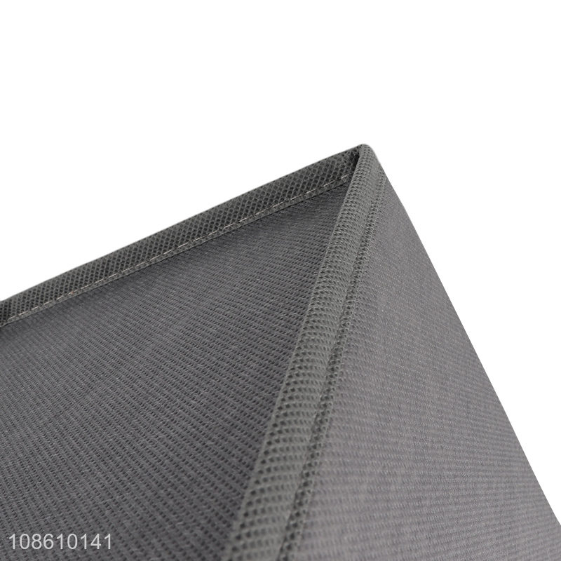 Yiwu market durable folding non-woven storage box cube storage bins