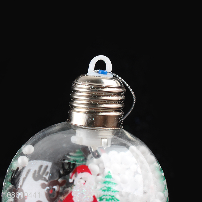 Factory direct sale christmas decoration hanging led light ball