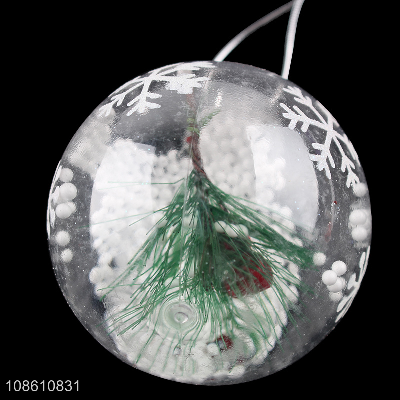 New products round christmas decoration hanging ornaments ball