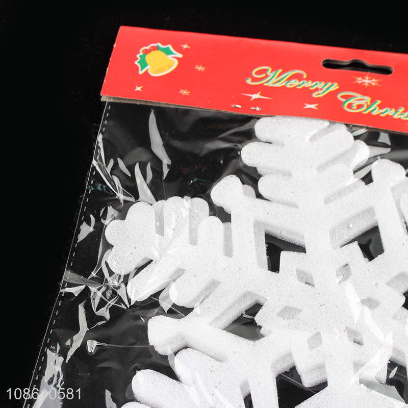 Most popular snowflakes hanging ornaments for xmas tree decoration