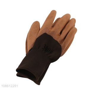 Hot selling multi-use breathable coated knit safety work gloves