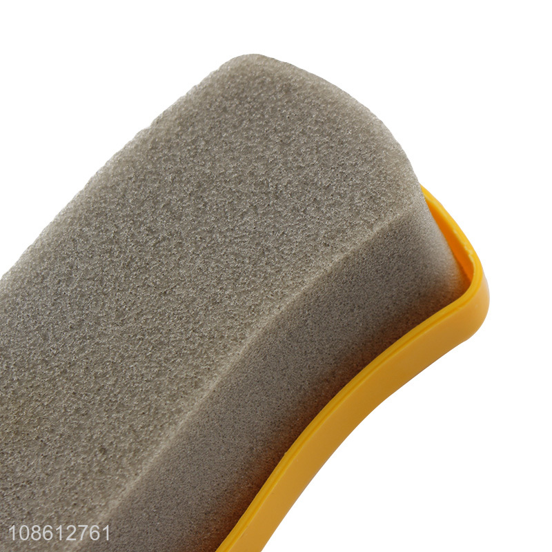 Hot products quick shine smooth leather shoe sponge brush