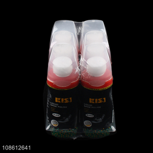 Hot selling black shoes cleaning supplies liquid shoes polish