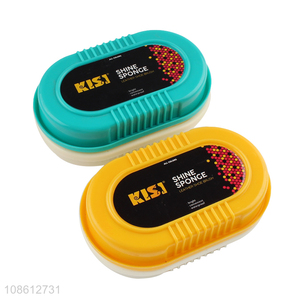 Top quality reusable shoes cleaning shoes sponge brush for sale